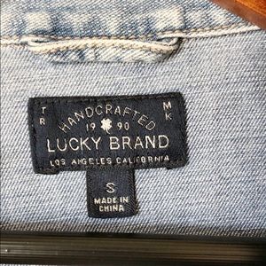 Lucky Brand Jackets & Coats - Lucky Brand Dixie Embroidered Jean Jacket Small Lucky Brand Jackets & Coats - Lucky Brand Dixie Embroidered Jean Jacket Small